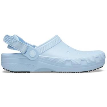 Imagem de Sandália Crocs Classic Work Clog Blue Frost, 43, Blue frost