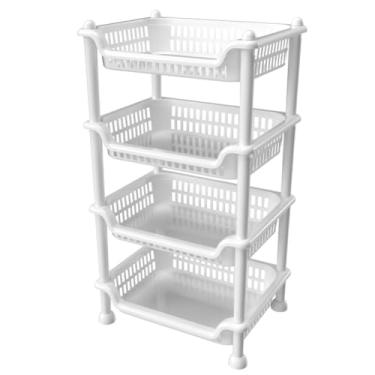 Imagem de PRATELEIRA MULTI USO 4 ANDARES BRANCO