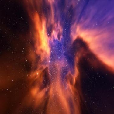 Imagem de Quadro Decorativo com Estampa de Cosmos Nebula Galáxias Estrelas Planetas Arte Moderna 30x30cm