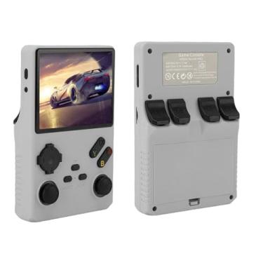 Imagem de SUNGOOYUE Console de Jogos Portátil Com 45 Simuladores, Resolução 640x480, Bateria Recarregável, Reprodutor de Jogos retrô para Desfrutar de Efeitos Visuais Claros (prata)