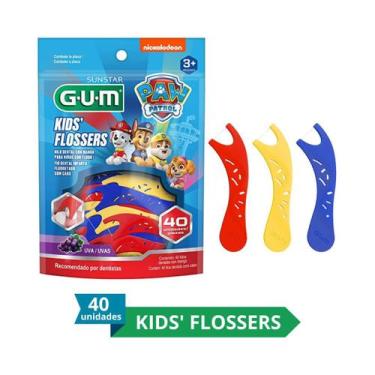 Imagem de Flosser Fio Dental Infantil Patrulha Canina 40un - GUM