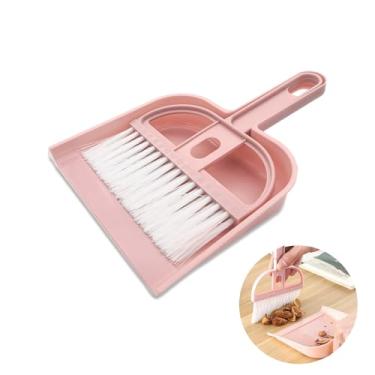 Imagem de Mini conjunto de pá de lixo e escova, kit de limpeza de resíduos de animais de estimação, ferramenta de limpeza de gaiola de areia para animais de estimação pequenos, hamsters, porquinhos-da-índia