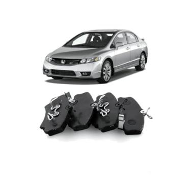 Imagem de Kit Pastilha Freio Honda Civic EX/LX/LXB 1.6 1.7 16V 99+ e CAR80 Anti Chio 300ml