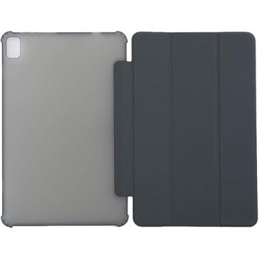 Imagem de Yuxyiony Capa para Blackview Tab 16 Capa protetora de silicone macio fosco Flip Tablets Capa protetora.