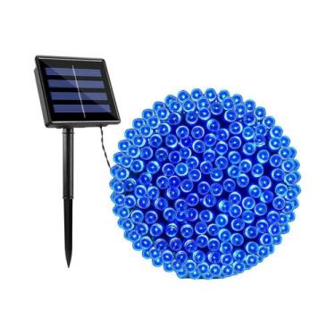 Imagem de Luzes De Cordão LED Solares À Prova d'Água 32m 8 Modos Decoração De Ja
