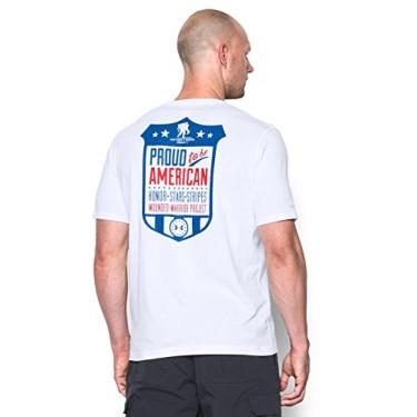 Imagem de Under Armour Camiseta masculina WWP Proud (100)/vermelho foguete, grande