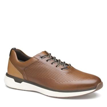 Imagem de Johnston & Murphy Tênis masculino Xc4 Prentiss 2 em relevo U-throat, Bronze à prova d'água de flor integral, 11.5 X-Wide