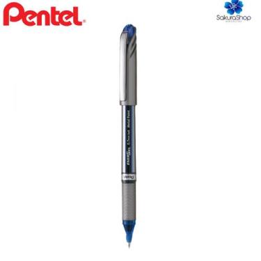Imagem de Caneta Gel Energel PENTEL Seca Rápido Canhoto 0.7mm Metal Point, Azul