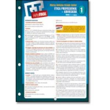 Imagem de Reta Final - Etica Profissional I - Revista dos Tribunais rt