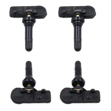 Imagem de OGGUYME Sensor de monitor de pressão de pneu de carro de 4 peças 56029479AB compatível com Dodge Avenger Caliber Durango Jeep Compass Patriot Chrysler 200 TPMS 315MHZ