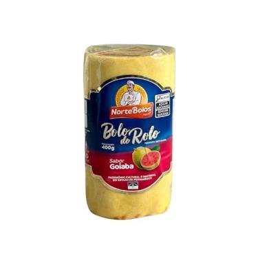 Imagem de Norte Bolos Bolo de Rolo Pernambucano, Sabor Goiaba, Produto Artesanal, 400g