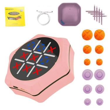 Imagem de Jogo De Tabuleiro Para Famílias,Leve E Ergonómica - Jogo De Quebra-Cabeças Eletrónico Para Memória,Para Homens Mulheres Jovens Em Festas Jardim Acampamento Praia E Viagens