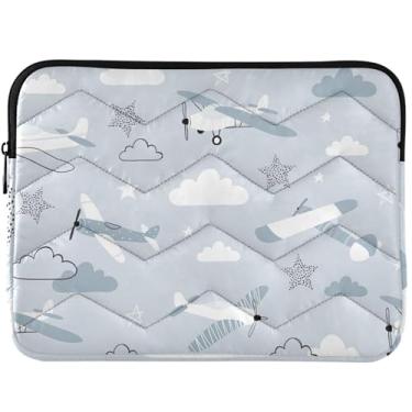 Imagem de Capas infantis de desenho de avião fofas para notebook capa universal de 13 a 14 polegadas para computador para MacBook de 13 polegadas