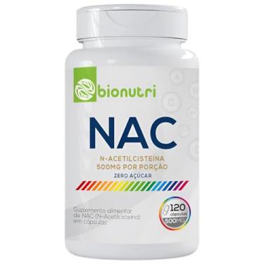 Imagem de NAC N-Acetil L-Cisteína 500mg Puro 120 Cápsulas Bionutri - P/ 2 Meses