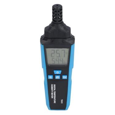 Imagem de KIMISS Medidor Digital de Umidade e Temperatura de Alta Precisão - Termômetro Portátil e Higrômetro para Uso Industrial, Múltiplas Funções de Medição, Display LCD