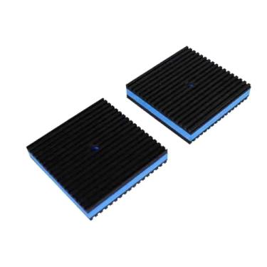 Imagem de Generic Tapete antivibração, almofada de amortecimento para casa, absorvente de choques e isolante acústico para máquina de lavar roupa, ar condicionado e, 10cm X 10cm X 2.23cm