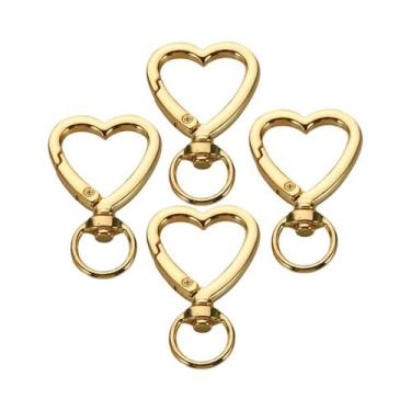 Imagem de Chaveiros De Metal Em Forma De Coração 5/10/20 Peças Acessórios De Har