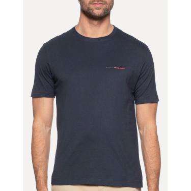 Imagem de Camiseta Aramis Masculina Estampa Assinatura 1995 Peito Azul Marinho-Masculino