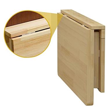 Imagem de Mesa dobrável montada na parede, mesas de folhas caídas para espaços pequenos, economia de espaço de bancada dobrável, mesa de computador suspensa, mesa de parede dobrável para cozinha, multiuso