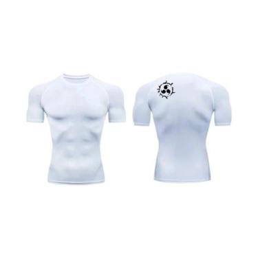 Imagem de Camiseta Masculina De Compressão Com Estampa, Secagem Rápida, Elástica
