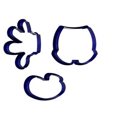 Imagem de Cortador Kit Mickey Minnie Tamanho 6Cm