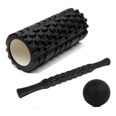 Imagem de Bastão E Rolo E Bola Liberação Miofascial Massagem Foam Roll
