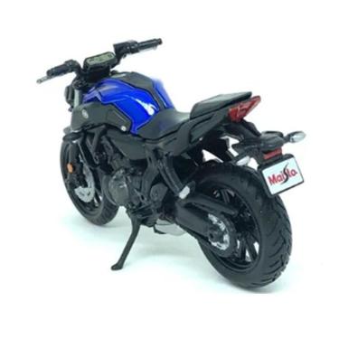 Imagem de Moto Miniatura Esportiva Yamaha Mt 07 Mt 07 Ano (2018) Metal