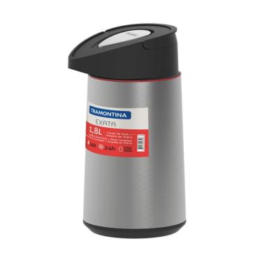 Imagem de Garrafa Térmica Tramontina Inox 1.8L linha Exata