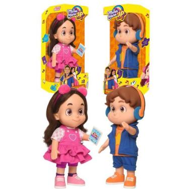 Imagem de Kit Boneca Maria Clara e JP Youtuber Fala 14 Frases Original - Baby Br
