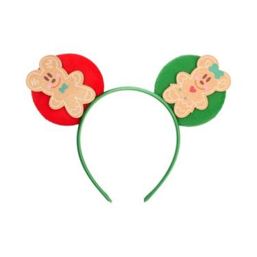 Imagem de Faixa De Cabelo Com Orelhas Do Mickey E Da Minnie, Padrão De Urso De D