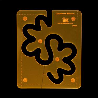 Imagem de Régua para Quilting Caminha de Bêbado M Rq004