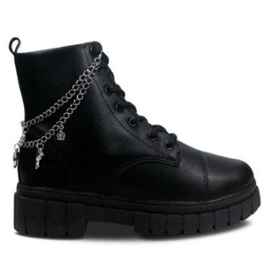 Imagem de Bota Coturno Infantil 28ao36 Moda Tratorado Corrente 09.57j-Feminino