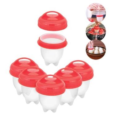 Imagem de Kit com 6 Mini Potes para Cozinhar Ovos em Silicone Cozinha - Ami