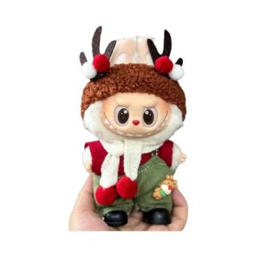 Imagem de Conjunto De Roupas De Pelúcia Mini Para Boneca Labubu De 15-17CM, Chap