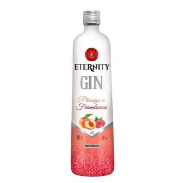 Imagem de GIN ETERNITY PESSEGO E FRAMBOESA garrafa 900ml
