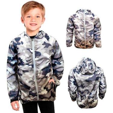 Imagem de Jaqueta Corta Vento Infantil Impermeável Menino Inverno - Kamylus, Cin