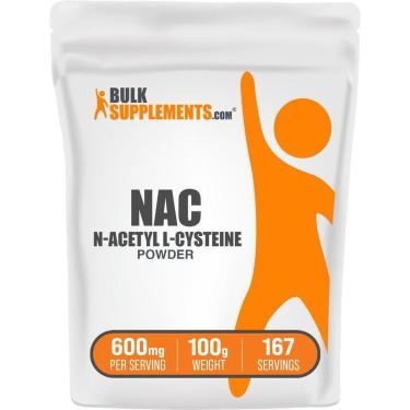 Imagem de Suplemento Bulksupplements.Com N-Acetilcisteína 600Mg 100G-Unissex