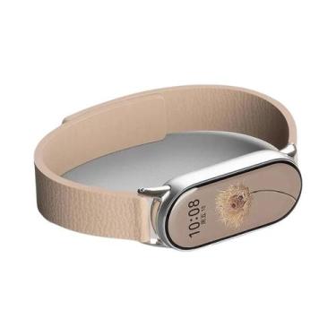 Imagem de Pulseira De Silicone Com Padrão De Lichia Para Xiaomi Mi Band 10 9 8, 