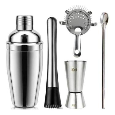 Imagem de Coqueteleira Bar Man Profissional Inox Drink Caipirinha Bar - Congratu