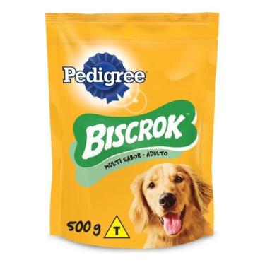 Imagem de Petisco para Cães Adultos Pedigree Biscrok Multi Pouch 500g - Congratu