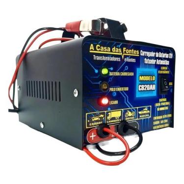 Imagem de Carregador De Bateria Casa Das Fontes Cbl 20a 14v 120w Preto - Congrat
