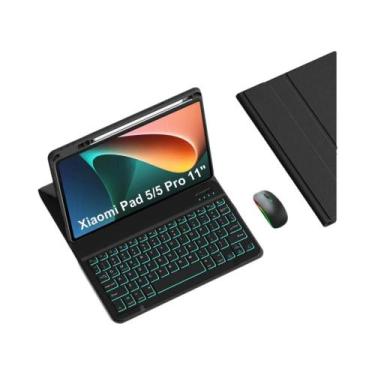 Imagem de Capa para Xiaomi Pad 5 11 polegadas, capa para teclado Bluetooth para 