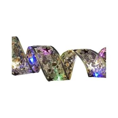 Imagem de Fitas De Luzes LED Para Decoração De Árvore De Natal 2026, Laços DIY P