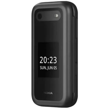 Imagem de Celular Nokia 2660 Flip 4G com Teclas Grandes para Idosos