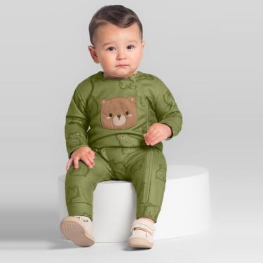 Imagem de Macacão bebê menino peluciado Brandili Baby-Unissex