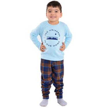 Imagem de Pijama baby para menino de inverno TOP Victory, 1, Azul