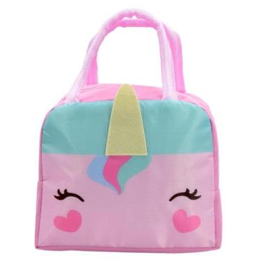Imagem de Lancheira Térmica Infantil Escolar Lanche Bolsa Animais - House Organi