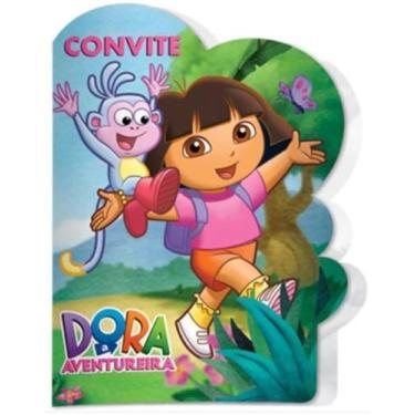 Imagem de Convite Aniversário Dora Aventureira Com 8 Festcolor