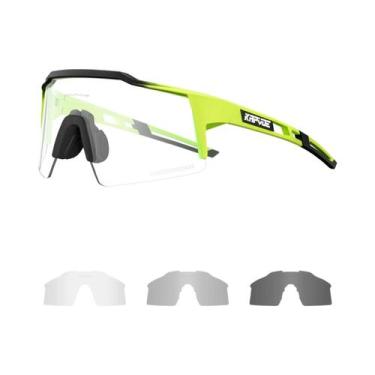 Imagem de Óculos De Sol Fotocromáticos UV400 Para Ciclismo Masculino E Feminino,