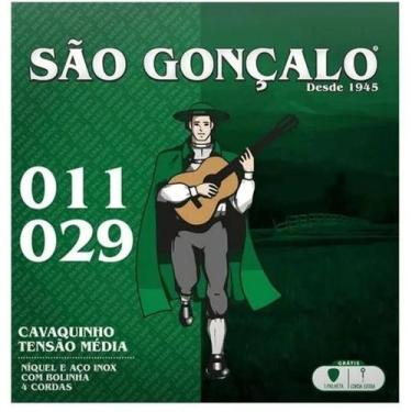 Imagem de Encordoamento sao goncalo cavaco niquel c/bolinha 0.011 - 0.029